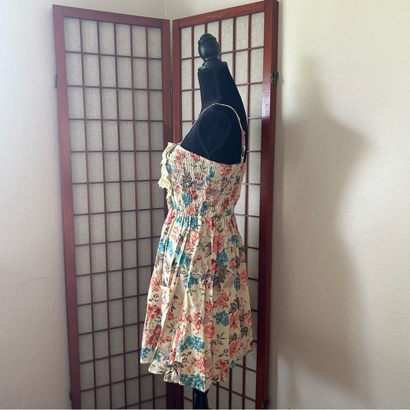 100% Cotton Floral Ruffle Sundress - Picture 5 of 16